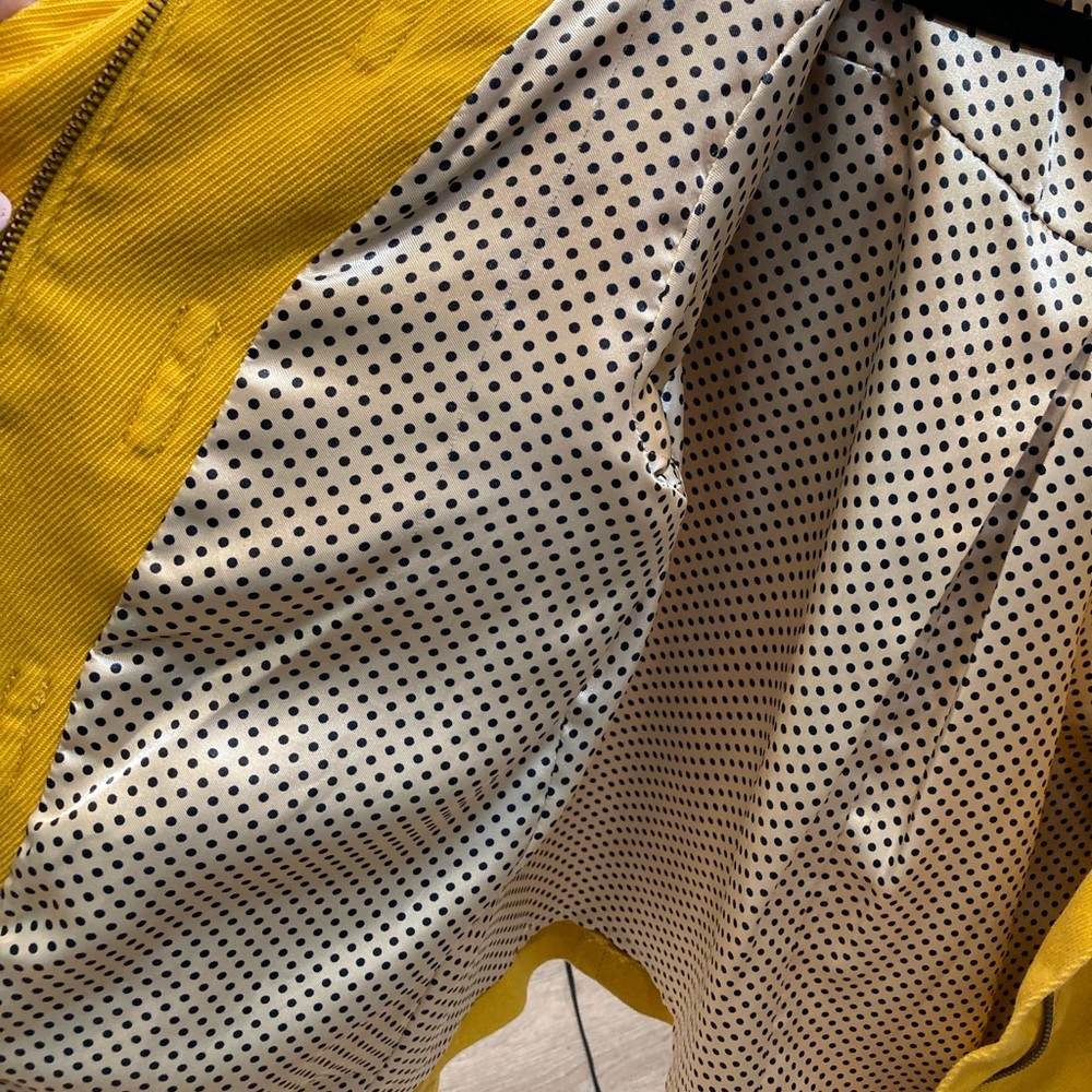 Banana Republic Yellow Hooded Toggle Jacket - Picture 4 of 13